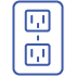 electrical outlet icon