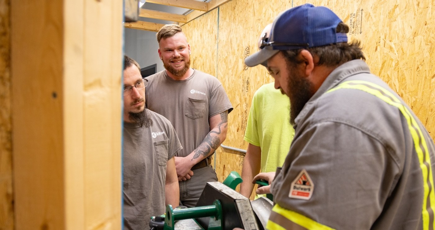 electricians in training class