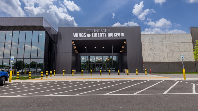 Tennessee Wings of Liberty museum exterior